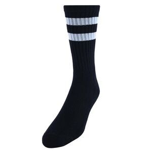 CTM Men's Crew Striped Socks (3 Pairs)